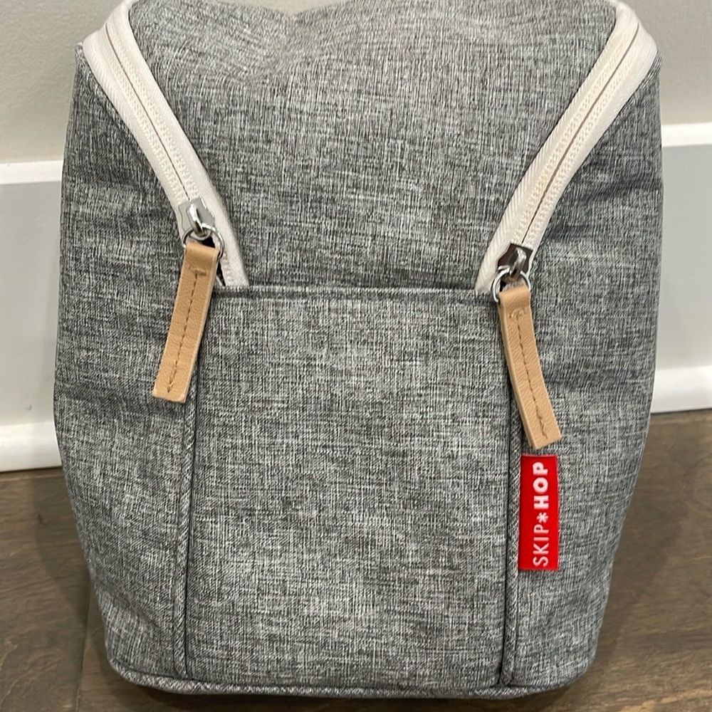 Skip Hop Gray Bottle Holder Bag